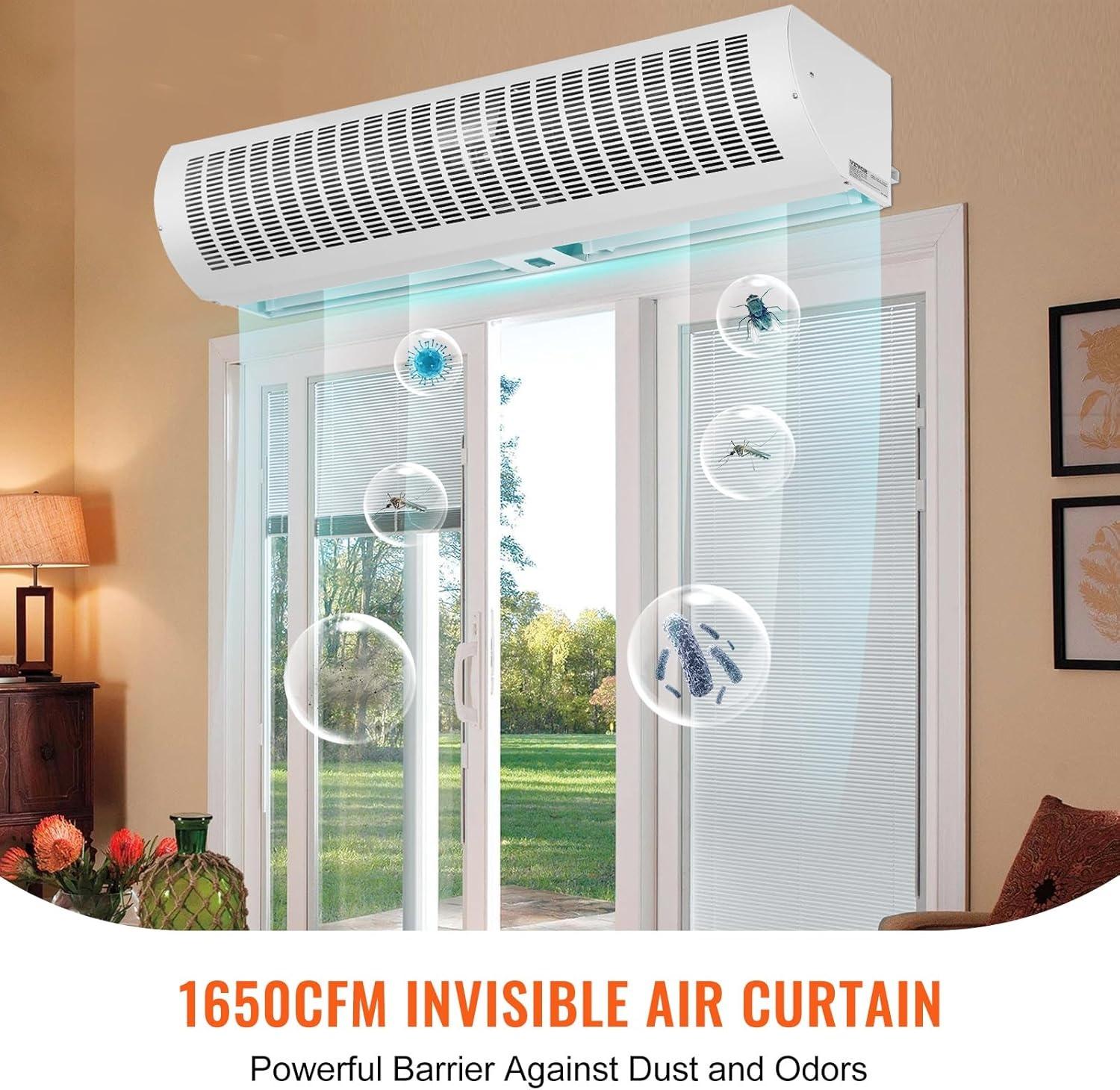 Maximize o conforto com cortinas de ar residenciais: mantenha sua casa fresca e com eficiência energética