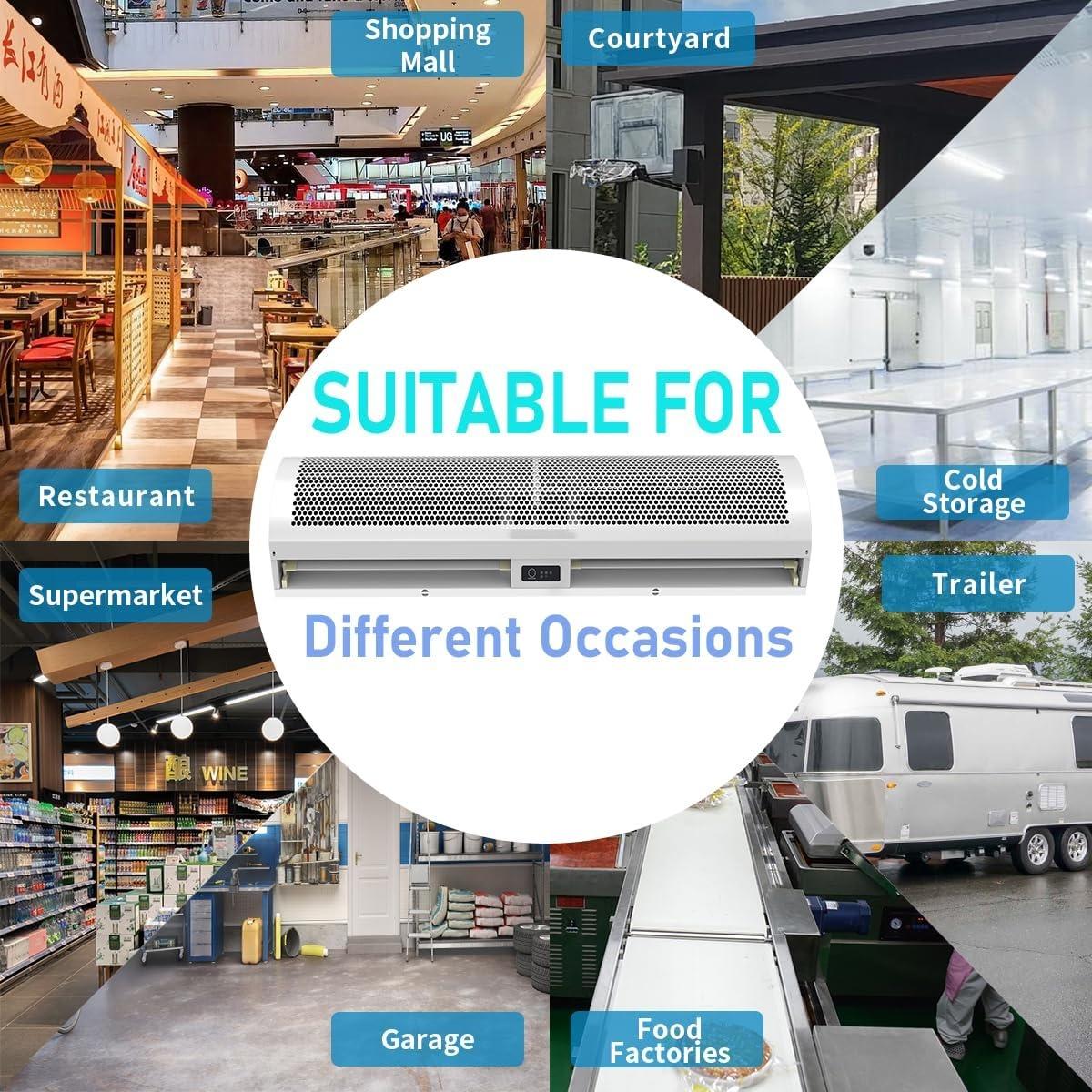 Why Air Curtain Systems Are Replacing Traditional Doors in Smart Buildings