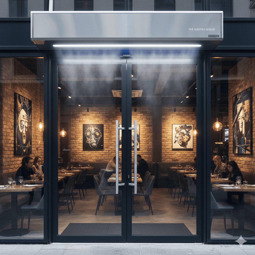 Encontre o seu fornecedor confiável de cortinas de ar para restaurantes.